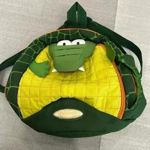 Sammies By Samsonite Little Kid/ Toddler Crocodile Face Novelty Travel Backpack - Picture 1 of 6